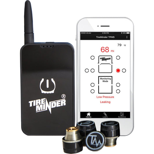 TireMinder® Smart TPMS for RVs, MotorHomes, 5th Wheels, Coaches and Trailers